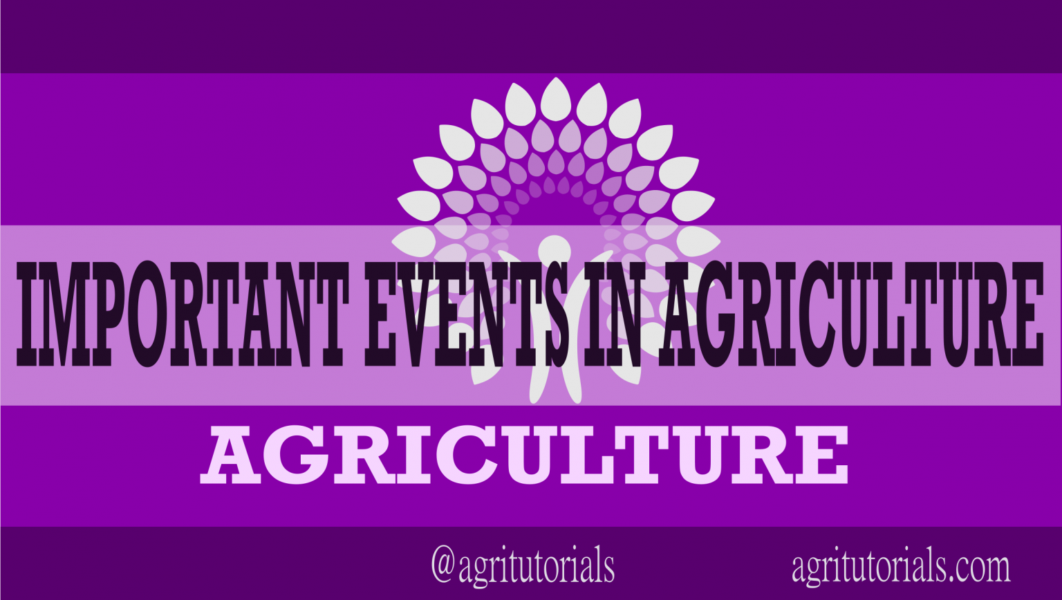 important-events-in-agriculture-agri-tutorials