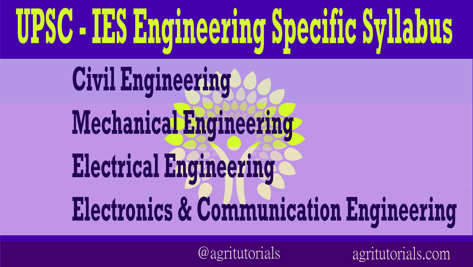 UPSC | ESE - Electronics & Telecommunication Engineering Syllabus