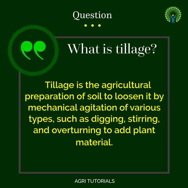 Tillage Definition Meaning In Hindi Objectives Agri Tutorials