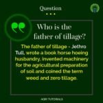 Who is the Father of Tillage?